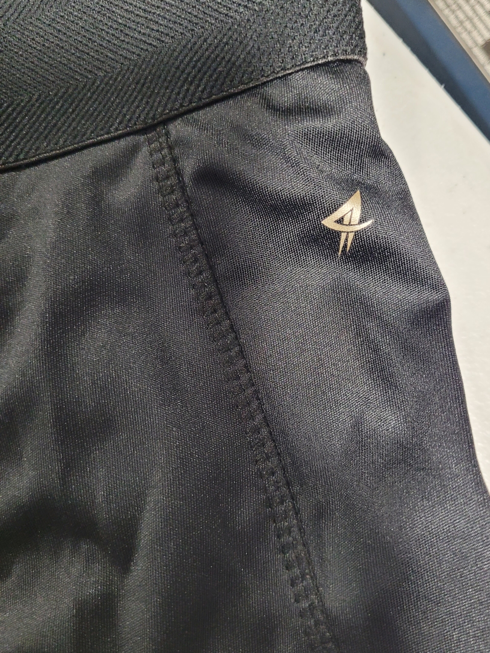 Women’s Black Performance Track Joggers with Elastic Waist - Picture 2 of 4